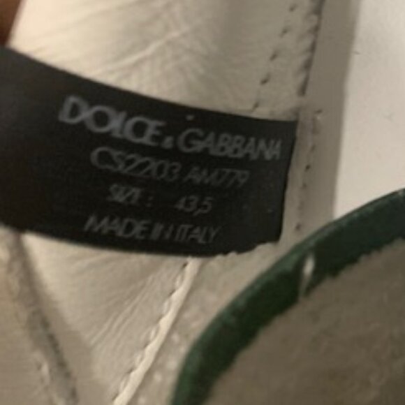 Dolce & Gabbana Portofino Lace Up Sneakers, Men's size 10.5 - Picture 10 of 12